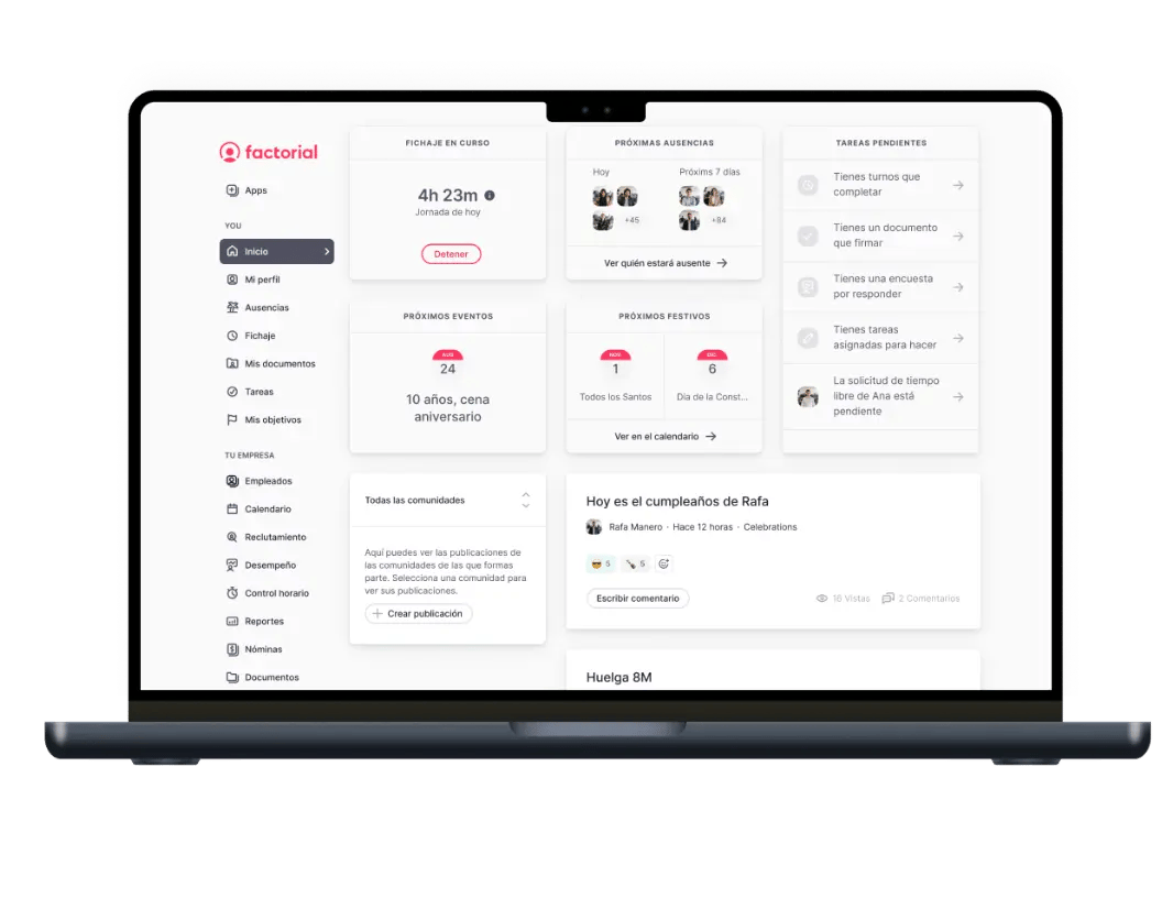 Factorial Software de Recursos Humanos